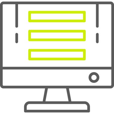 Bilgisayar. Basit tasarım, modern tarz