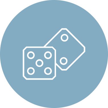 zar simgesinin vektör illüstrasyonu