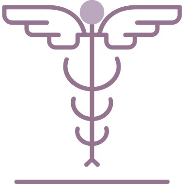 Melek. Web simgesi basit illüstrasyon