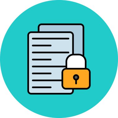 ikon vektör illüstrasyonunu kilitle