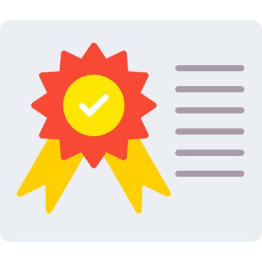 kontrol listesi simgesi, vektör illüstrasyonu