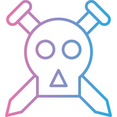 maske simgesi vektör illüstrasyonu