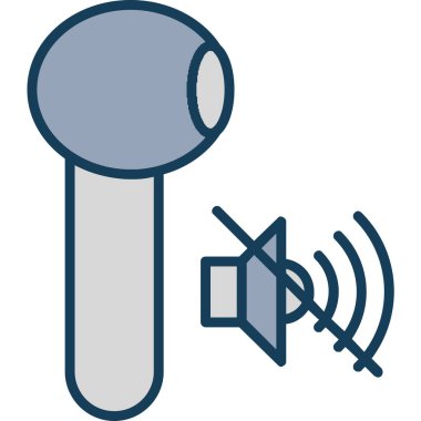 Mikrofon. Web simgesi basit illüstrasyon