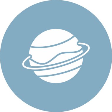 Uzay gezegeni. Web simgesi
