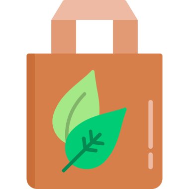 Çanta. Web simgesi basit illüstrasyon