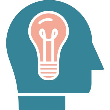 Ampul. Web simgesi basit tasarım