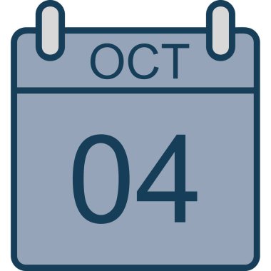 Takvim simgesinin vektör illüstrasyonu