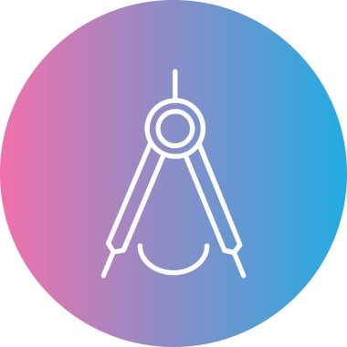 Pusula simgesinin vektör illüstrasyonu