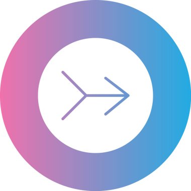 ok simgesi vektör illüstrasyonu