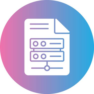 Dosya. Web simgesi basit illüstrasyon