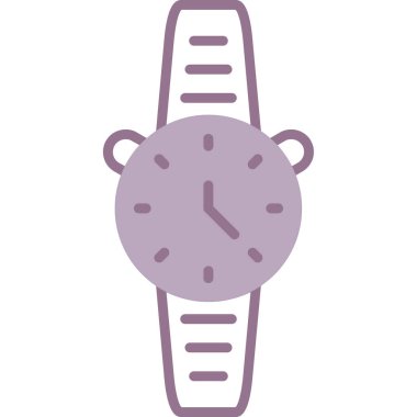 Saat simgesi. Basit resimleme