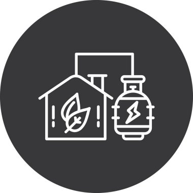 yakıt vektör simgesi modern basit illüstrasyon