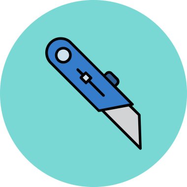 Bıçak. Web simgesi basit illüstrasyon