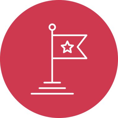 vektör bayrakları simge illüstrasyonu