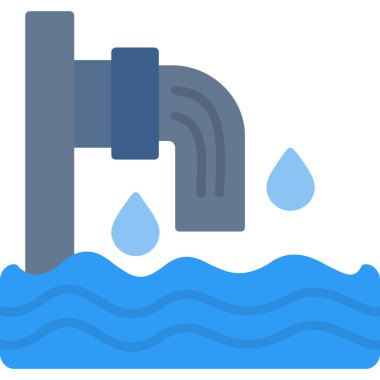 Tesisat su musluğu simgesi - taslak biçiminde