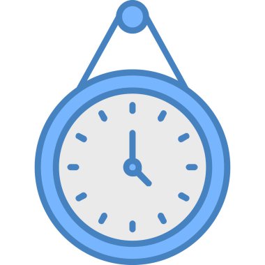 Alarm saat simgesi düz biçimli