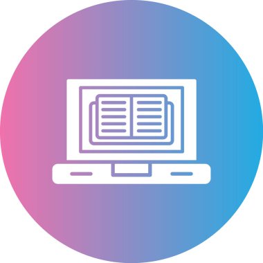 Kitap simgesinin vektör illüstrasyonu