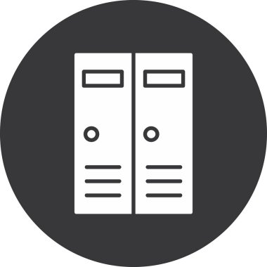 Sunucu. Web simgesi basit illüstrasyon