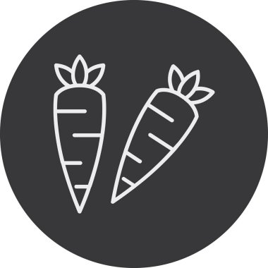 Gıda simgesinin vektör illüstrasyonu