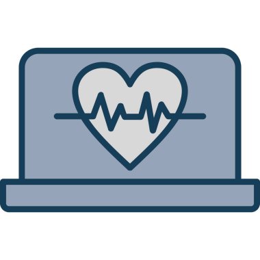 kalp izole edilmiş dizüstü bilgisayar