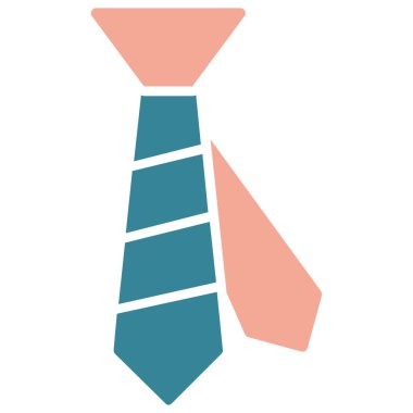 Kravat. Web simgesi basit illüstrasyon