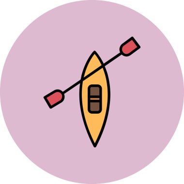 Kano. Web simgesi basit illüstrasyon