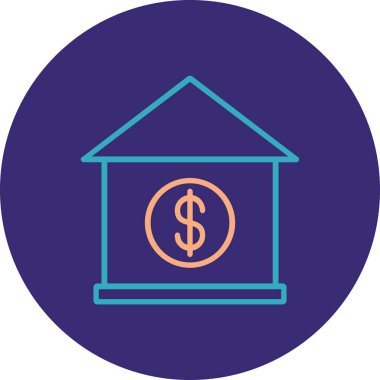 Vektör ev ico, vektör illüstrasyonu