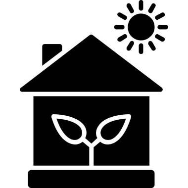 Ev. Web simgesi basit tasarım