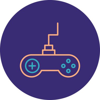 Oyun kolu. Web simgesi basit illüstrasyon