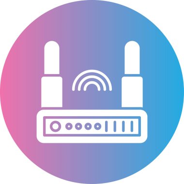 wifi simgesi, vektör illüstrasyonu basit tasarım