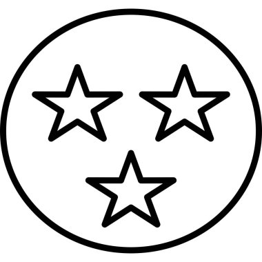 Yıldız. Web simgesi basit tasarım