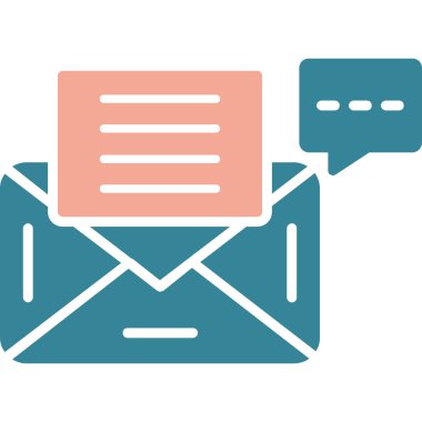 e- posta iletisi vektör illüstrasyonu