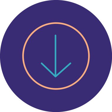 Saat simgesinin vektör illüstrasyonu