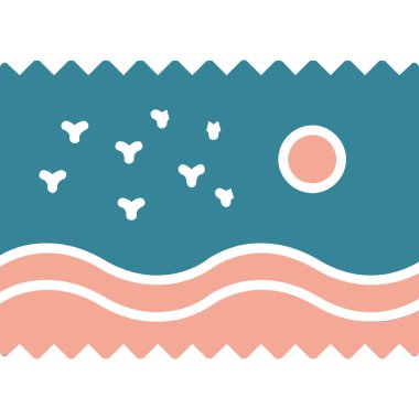 deniz ve dalga simgesi