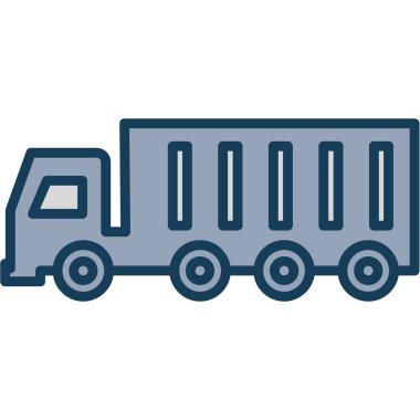 dağıtım kamyonu simgesi