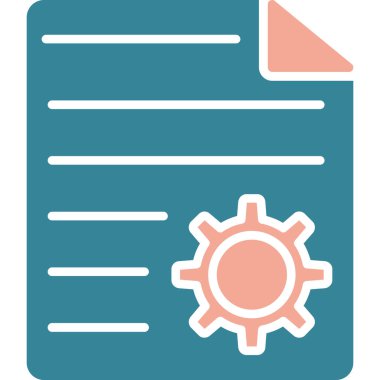 dosya biçimi simgesi, vektör illüstrasyonu