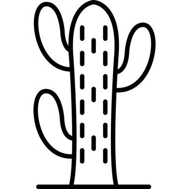 Çöl kaktüsü ikonu.