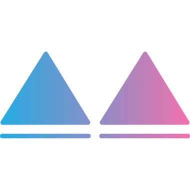 üçgen vektör tasarım şablonu