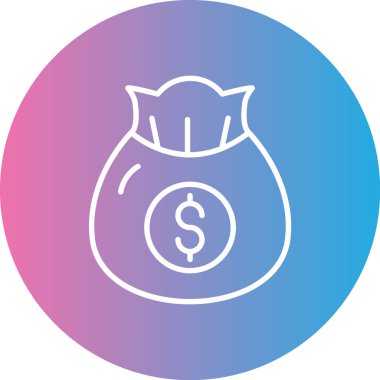 Dolar simgesi vektör illüstrasyonu