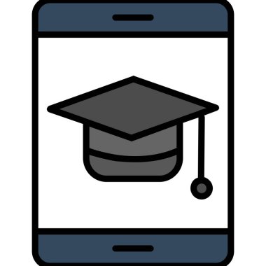 eğitim öğrenme çevrimiçi simgesi