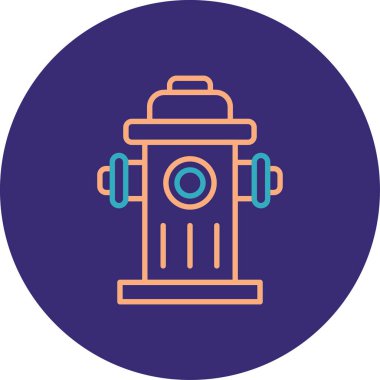 Bir fener simgesinin vektör illüstrasyonu