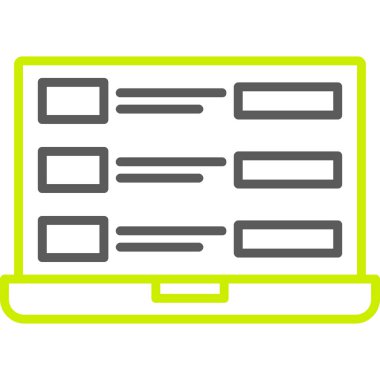 Web sayfası renk tasarımı vektör illüstrasyonu