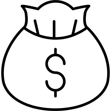 para çantası vektör simgesi