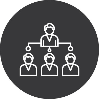 İnsan simgesinin vektör illüstrasyonu