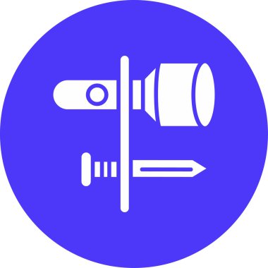 Kamera. Web simgesi basit illüstrasyon