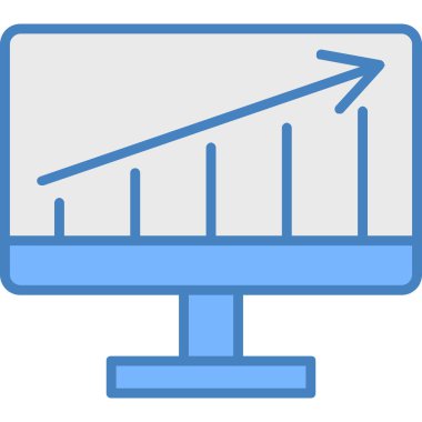 Grafik. Web simgesi basit illüstrasyon