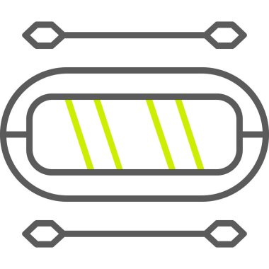 İrlanda vektör simgesinin eşsiz bayrağı