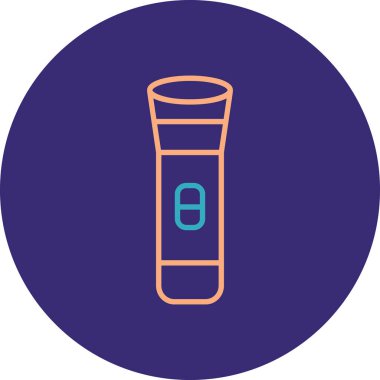 Bir bardak suyun vektör çizimi