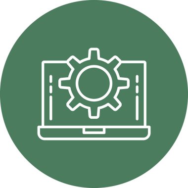 seo modern simgesinin vektör illüstrasyonu