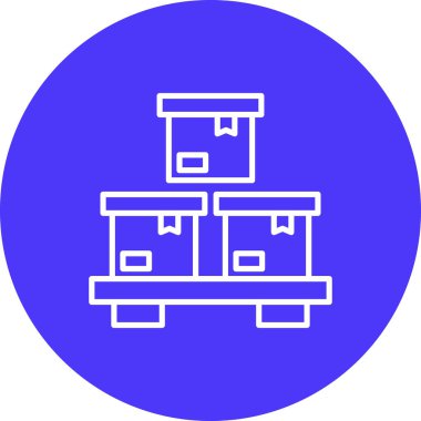 Modern yapı simgesinin vektör illüstrasyonu